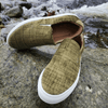 GREEN VELVET SLIP-ON