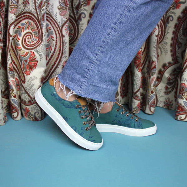 CANDY BLUE TOILE DE JOUY LACES