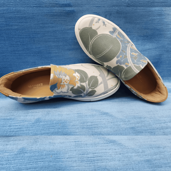 Slip on femme bleu sales